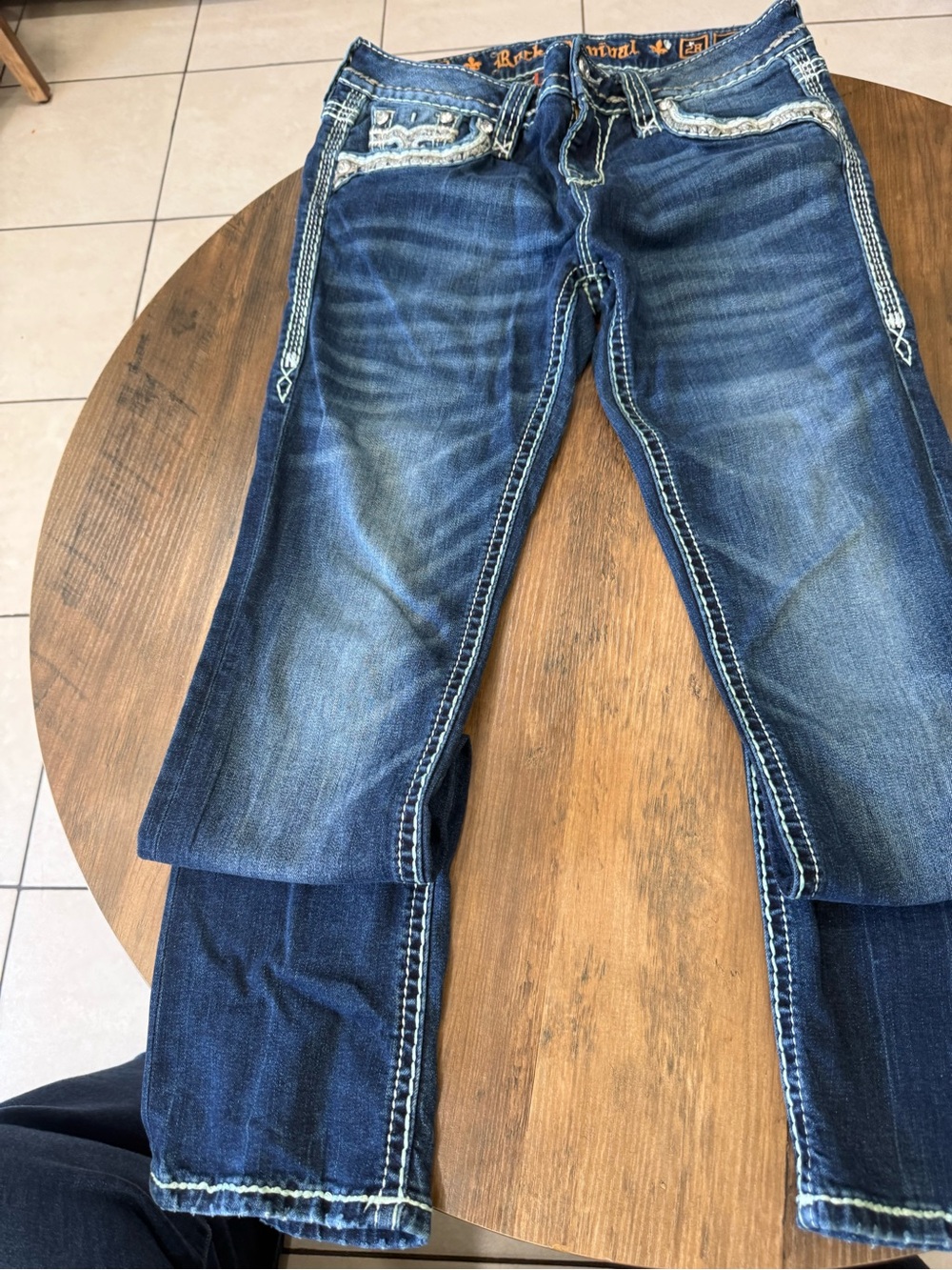 Rock Revival Women's Dark Blue Boot Cut Jeans